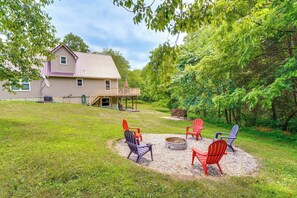 House (3 Bedrooms) | Interior - Modern Eckerty Home w/ Deck on Patoka Lake! (Eckerty)