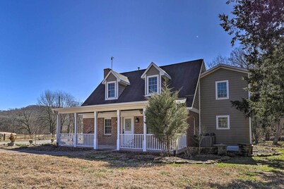 Secluded Getaway Home w/ Trails + Waterfall!