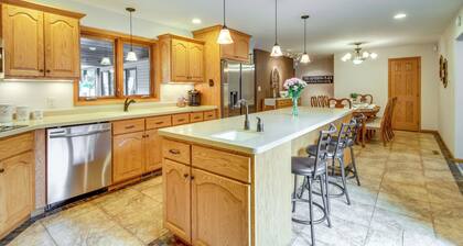 Spacious Verndale Home w/ Backyard Fire Pit!