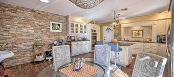 7 Mi to Lake: Expansive Rogers Villa w/ Pond!