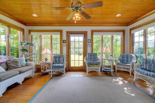 Terre Haute Manor Farmhouse w/ Gardens & Deck!