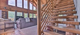 Spacious Hilltop Cabin w/ Deck & Scenic Views!