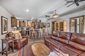 House (3 Bedrooms) | Interior - Red River Summer Cabin w/ Fire Pit & Mtn Views (Red River)