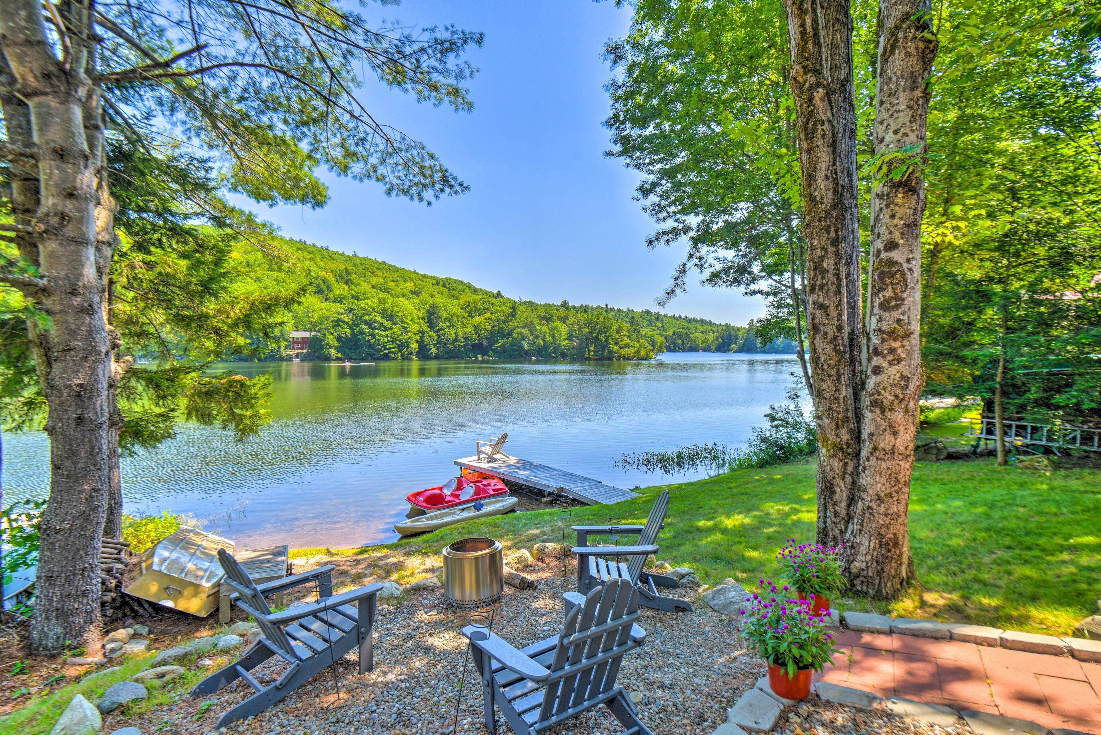 Waterfront Newbury Retreat w/ Grill & Dock!