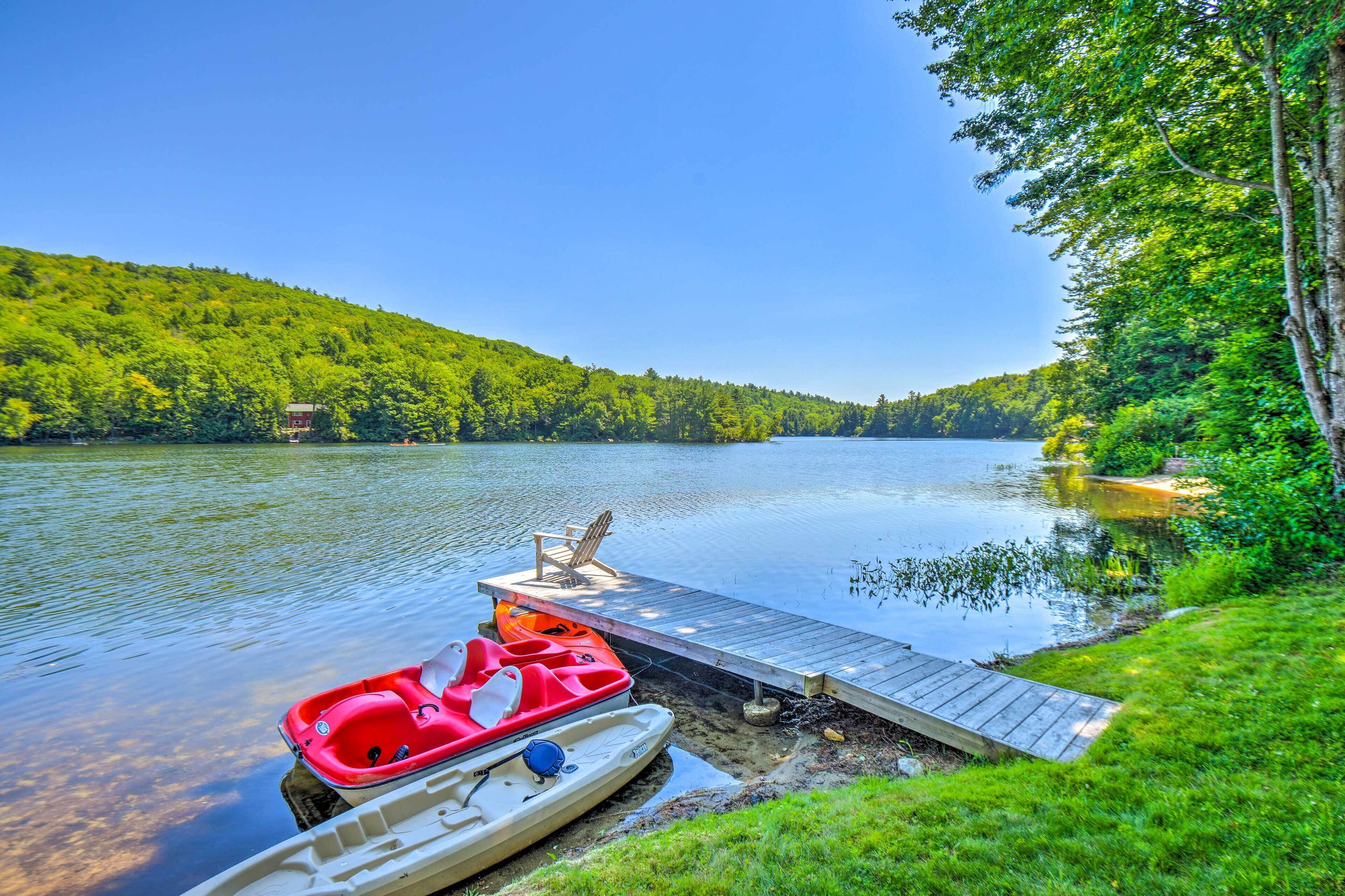 Waterfront Newbury Retreat w/ Grill & Dock!
