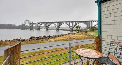 Waterfront Oregon Abode w/ Balcony & Ocean Views!