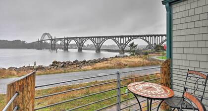 Waterfront Oregon Abode w/ Balcony & Ocean Views!