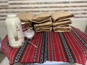 Daily to-go breakfast (USD 3 per person)