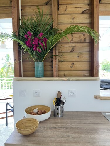 Caraïbe Creol' Keys Spacieux T2 avec vue - 10 min à pied de la plage