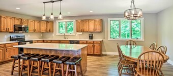 Cabin w/ Dock & Porch Across From Balsam Lake
