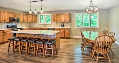 Cabin w/ Dock & Porch Across From Balsam Lake