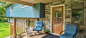 Cabin w/ Dock & Porch Across From Balsam Lake