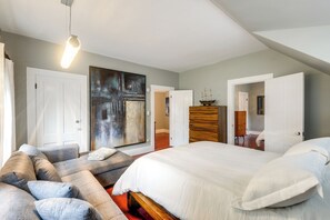 4 chambres, espace de travail pour ordinateur portable, draps fournis