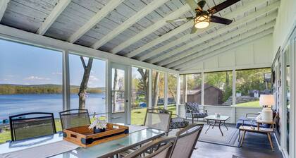 Family Friendly! Lakefront Tully Getaway w/ Porch