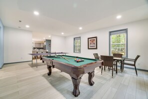 House (4 Bedrooms) | Interior - Game Room + Home Theater! Immaculate Poconos Lodge (Albrightsville)