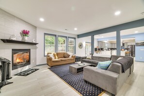 House (4 Bedrooms) | Interior - Game Room + Home Theater! Immaculate Poconos Lodge (Albrightsville)