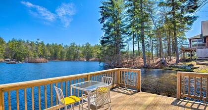 Lakefront Retreat w/ Kayaks, Grill, Fire Pit!