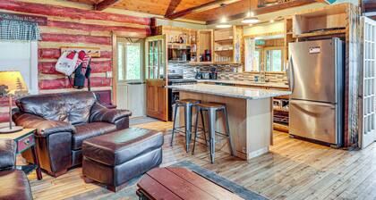 Dock, Fire Pit: Historic Lakefront Cabin in Mercer