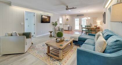 Oak Island Home w/ Spacious Backyard & Porch