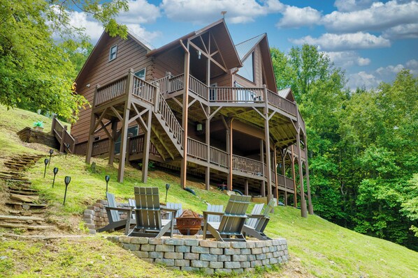 House (5 Bedrooms) | Interior - Outlaw Mountain Lodge: Fire Pit & Panoramic Views! (Brasstown)