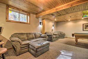 Cottage (4 Bedrooms) | Interior - Deck w/ Private Hot Tub: James Creek Cabin (James Creek)