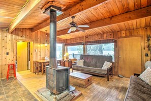 Interior - Remote Escape: Serene Lakeside Cabin w/ Beach (Worley)