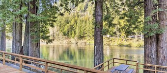 Riverfront Crescent City Home, 8 Mi to Beach!