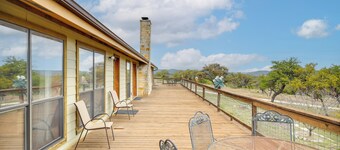 Secluded Texas Hill Country Vacation Rental - Deck