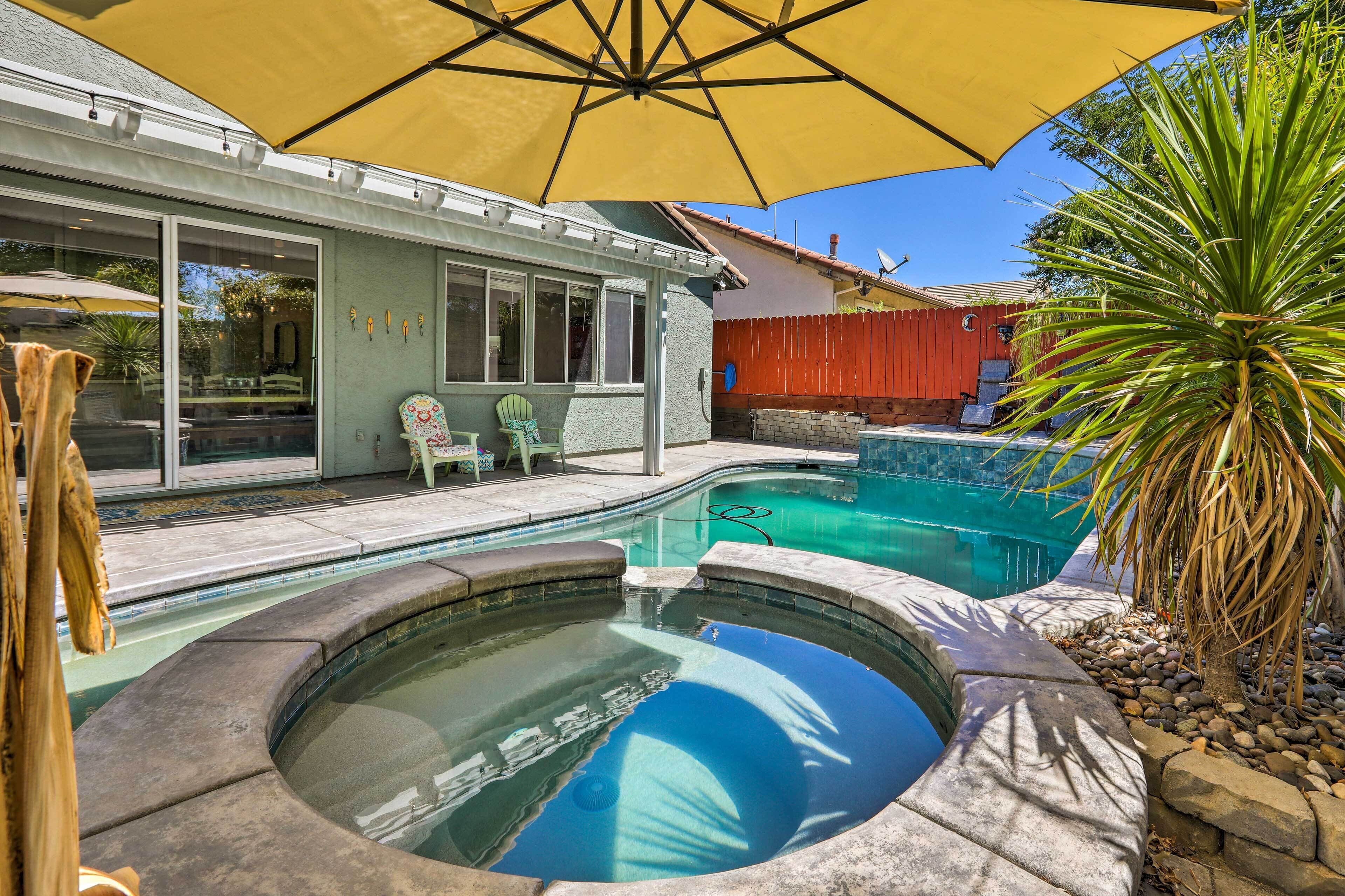 Spacious Folsom Getaway w/ Pool & Hot Tub!