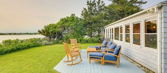 Waterfront Cottage w/ Sunroom + Patio & Grill