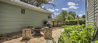 Walkable Ten Sleep House w/ Patio & Sunroom!