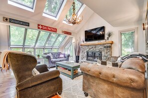 House (3 Bedrooms) | Front of property - Vermont Mountain Retreat: The Antler House (Plymouth)