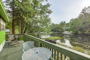 Front of property - Rustic Waterfront Cottage w/ Fire Pit & Kayaks (Weare)