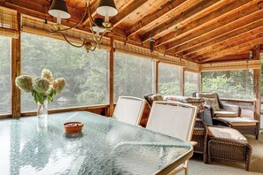 Apartment (2 Bedrooms) | Interior - Rustic Waterfront Cottage w/ Fire Pit & Kayaks (Weare)