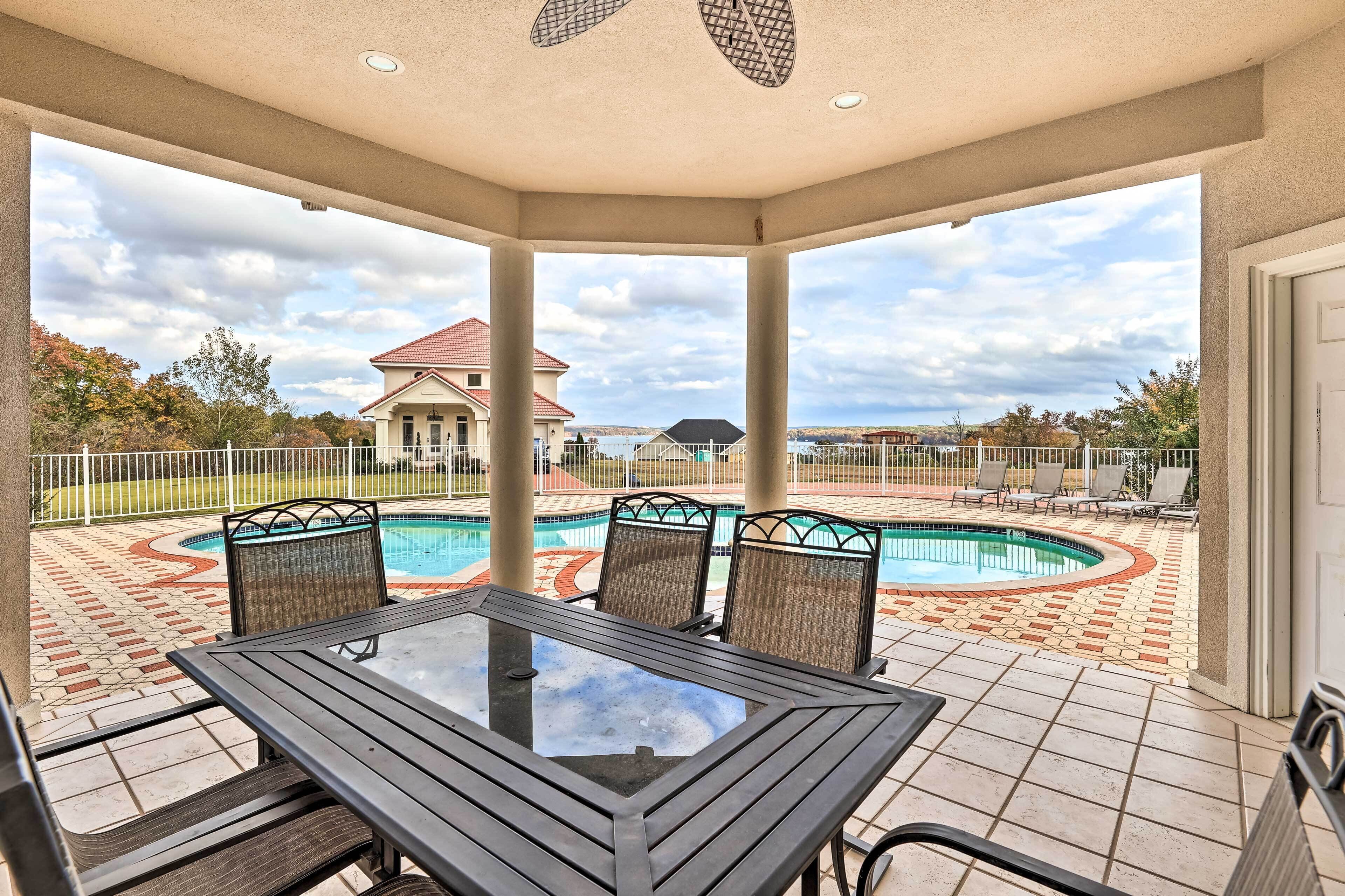 Waterfront Villa w/ Boat Slip & Lake Access