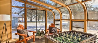 4 Season, Waterfront Houghton Lake House w/ Dock!