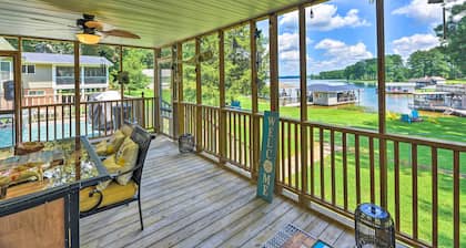 Beautiful Lakefront Retreat w/ Dock & Grill!