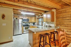House (4 Bedrooms) | Interior - Family-friendly Massanutten Log Home w/ Views! (McGaheysville)