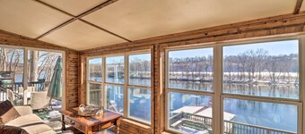 'fish House' w/ Deck, Fire Pit & River Views