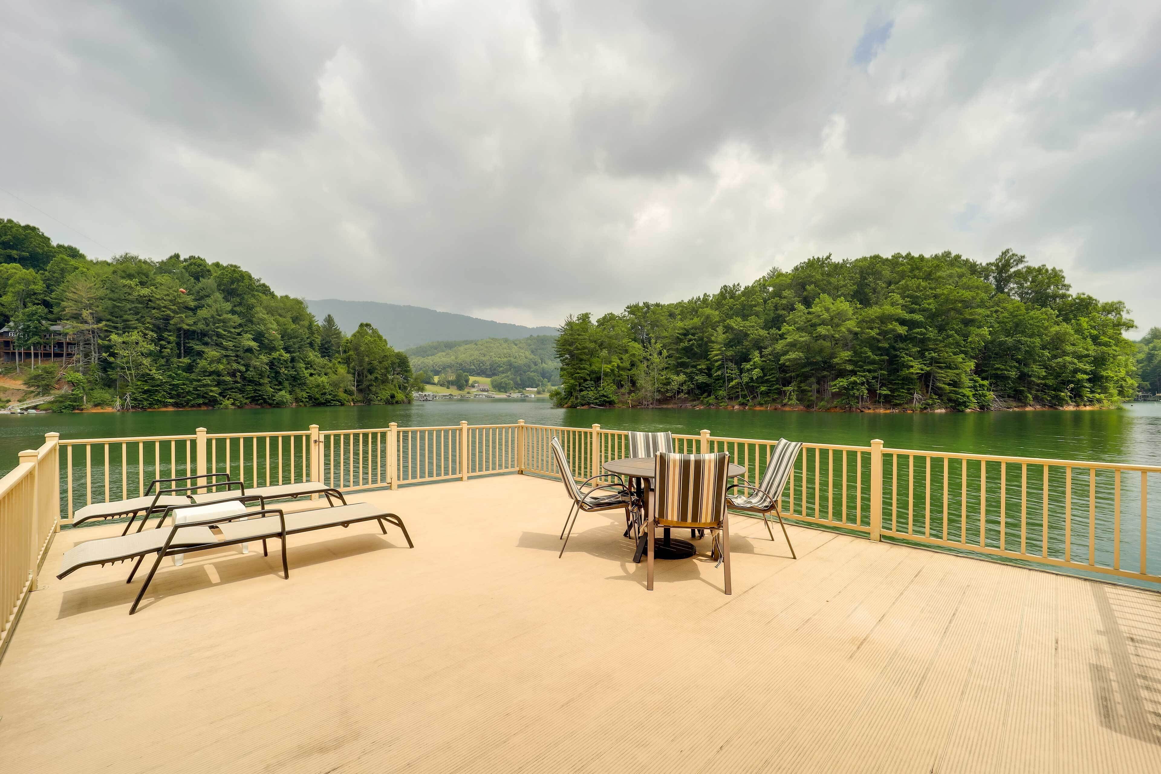 Lakefront Butler Retreat w/ Hot Tub & Dock!