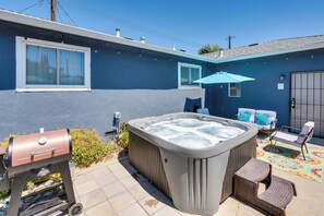 Terrace/patio - Lodi Escape w/ Private Hot Tub < 1 Mi to Dtwn (Lodi)