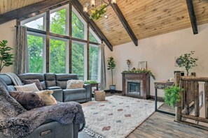 House (1 Bedroom) | Front of property - Pet-friendly Delta Cabin w/ Private Hot Tub! (Delta)
