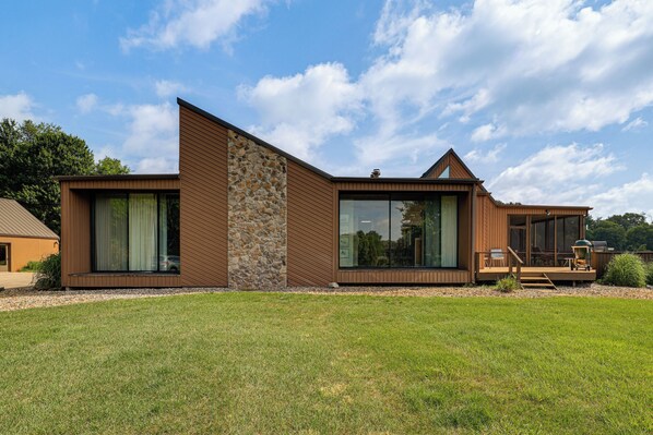 House (4 Bedrooms) | Front of property - Private Lake Access: Spacious Plymouth Hideaway! (Plymouth)