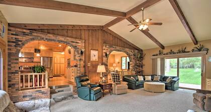 Spacious Lakefront Home w/ Patio & Boat Dock!