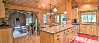 Spacious Lakefront Home w/ Patio & Boat Dock!