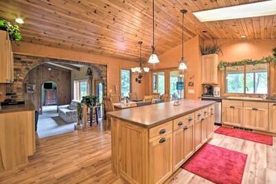 Spacious Lakefront Home w/ Patio & Boat Dock!