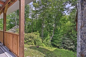 House (2 Bedrooms) | Interior - Wraparound Deck: Linville Mountain Cabin (Newland)