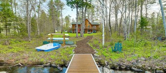 Waterfront Davis Pond Cabin w/ Dock + Kayaks!