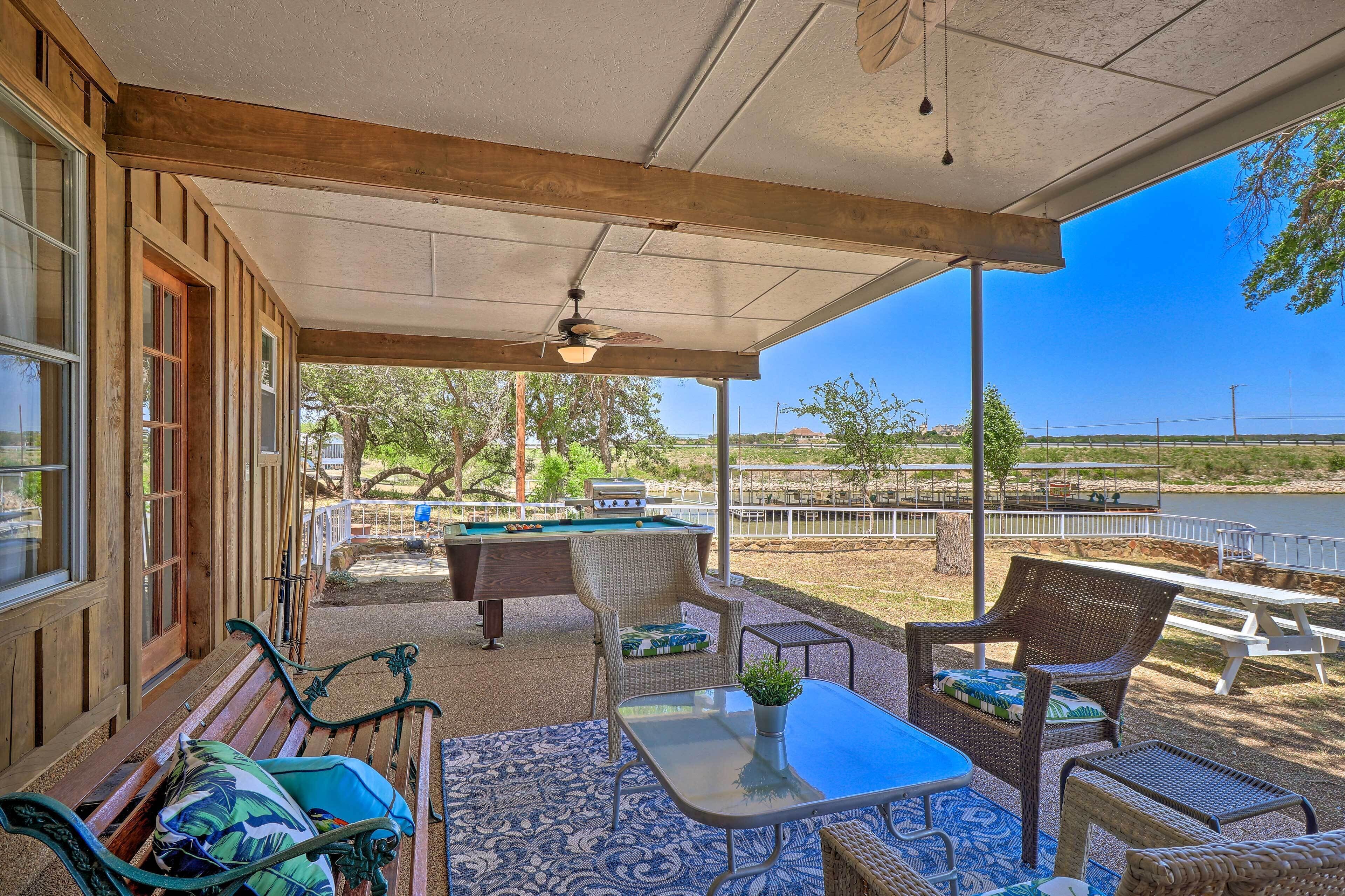 Waterfront Lake Brownwood Gem w/ Private Dock