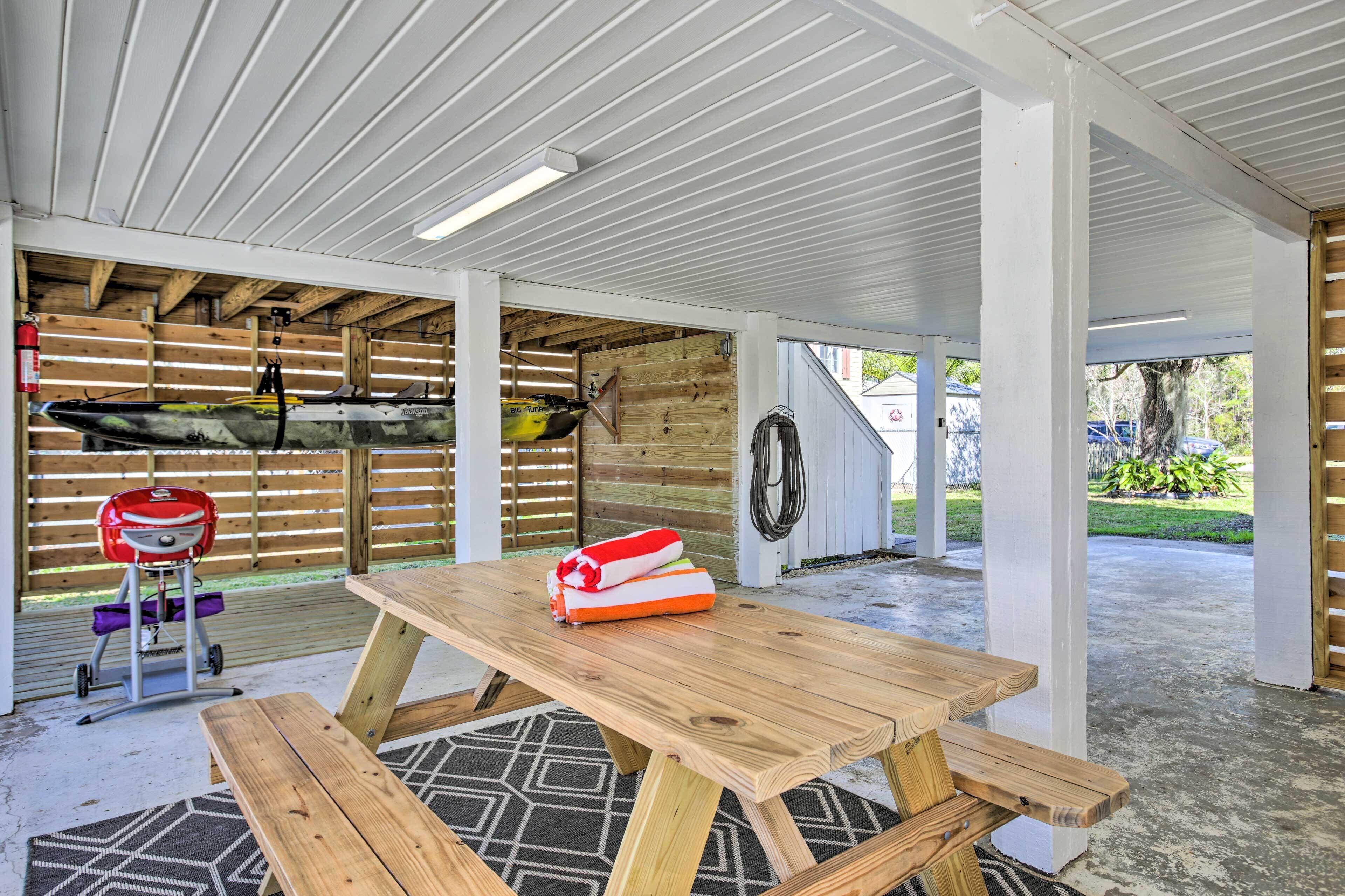 Waterfront Bay St Louis Oasis w/ Deck & Dock!